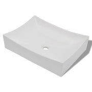 Lavandino in Ceramica Porcellana Bianco Lucido CFW5342784