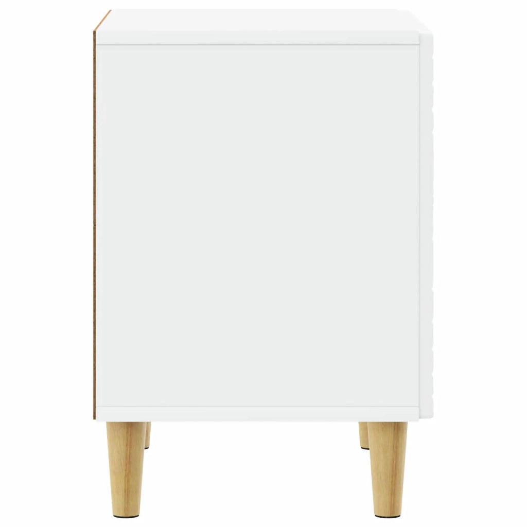 Comodino 2 pcs Bianco 43 x 34,5 x 50 cm Legno ingegnerizzato 895026
