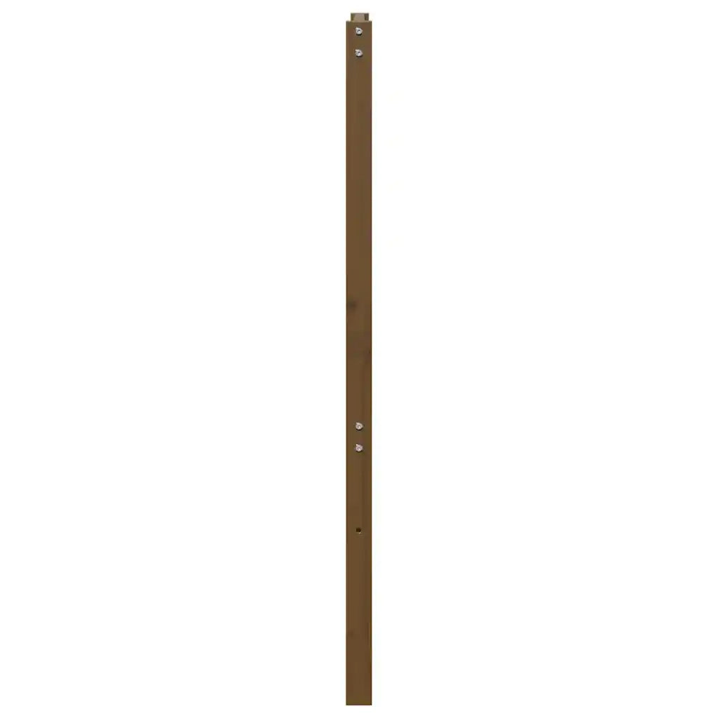 Testiera per Letto Ambra 146x4x100 cm in Legno Massello di Pino 817843