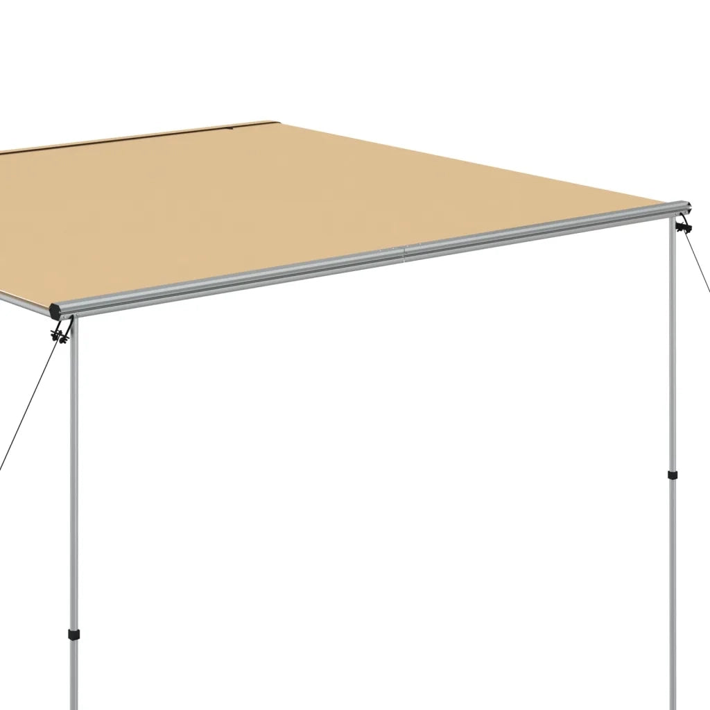 vidaXL Tendalino per Camper e Roulotte 3x3x2,15 m Beige