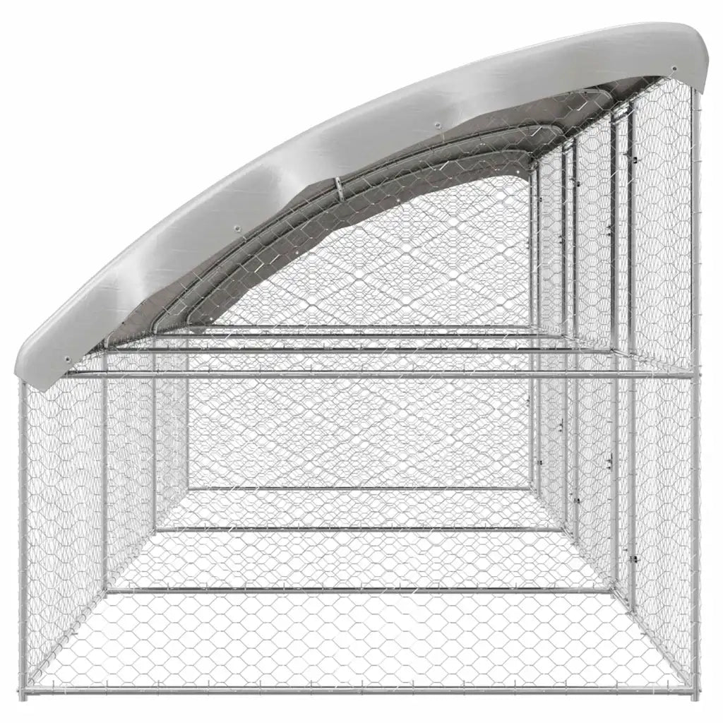 Cuccia per cani 3 pcs Argento 6 x 2 x 2 m Acciaio zincato 3368326