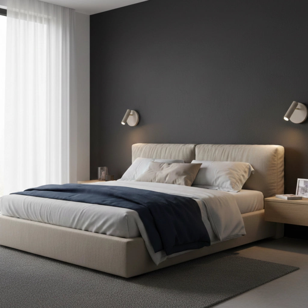 Applique tubo lettura beige oro Axion GU10 Luminex