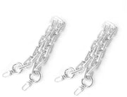 Manubrio a 30 cm - 2 pezzi - Vernicia Acrilica - Sostituzione - Borsa DIY - Crossbody/Tas da Spalla - Incluso Gancio - Cinturino di Chiusura