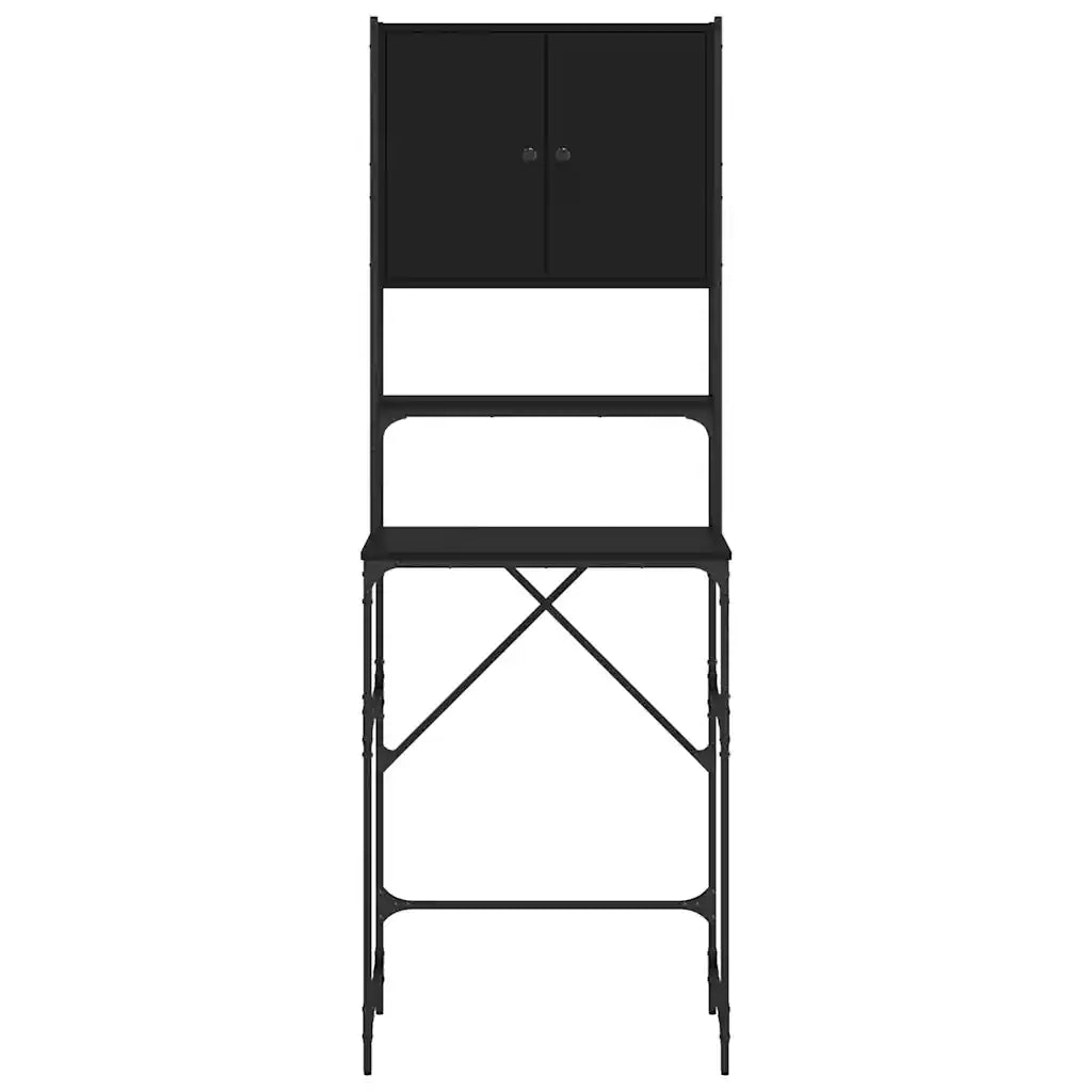 Mobile per Lavatrice Nero 68x48,5x194 cm 838973