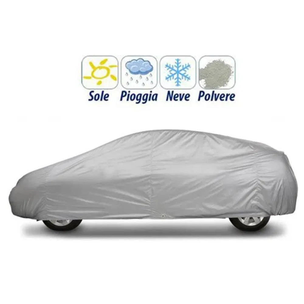 Trade Shop - Telo Protettivo Copriauto Impermeabile Copertura Copri Auto Anti Pioggia Sole -