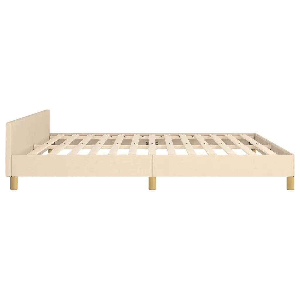 Giroletto senza Materasso Crema 160x200 cm in Tessuto 347428