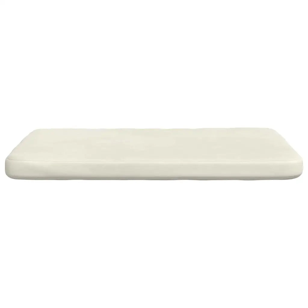 Cuscini per Seduta 4 pcs Crema 40 x 40 x 3 cm Velluto