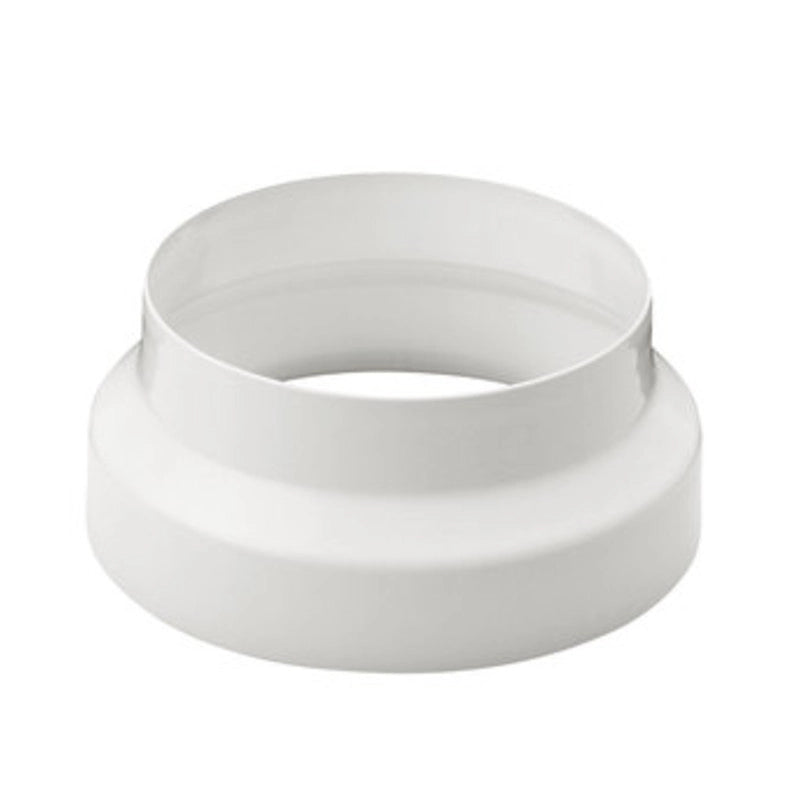 RIDUZIONE PER TUBO DI STUFA D 12/ 8 CM BIANCO- 1,0 pz