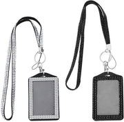 Supporto di Spalla con Bling - 2x Supporti di Spalla con Strass - 2x Cinture - Materiale PU - Sicuro e Solido - 44cm Lunghezza - Porta Documenti