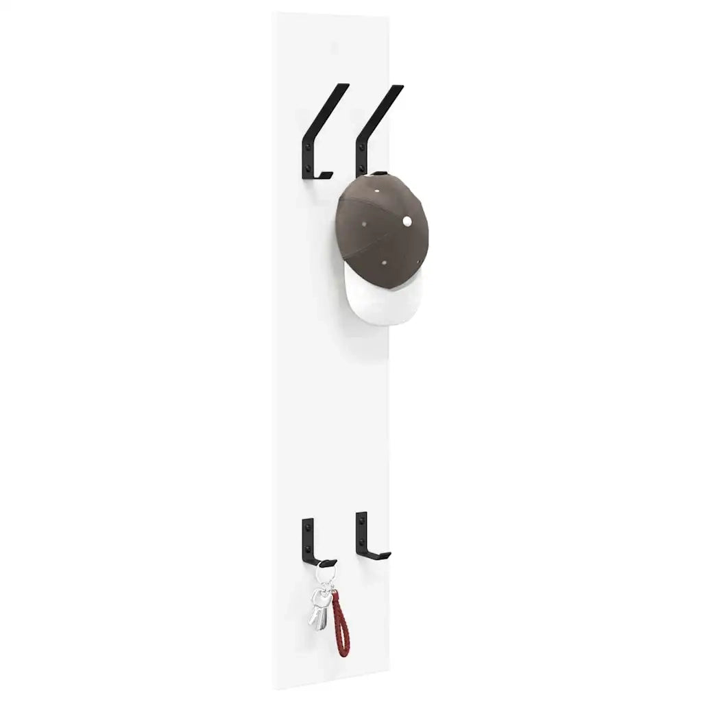 Appendiabiti a muro A parete Bianco 20 x 1,5 x 100 cm 874459