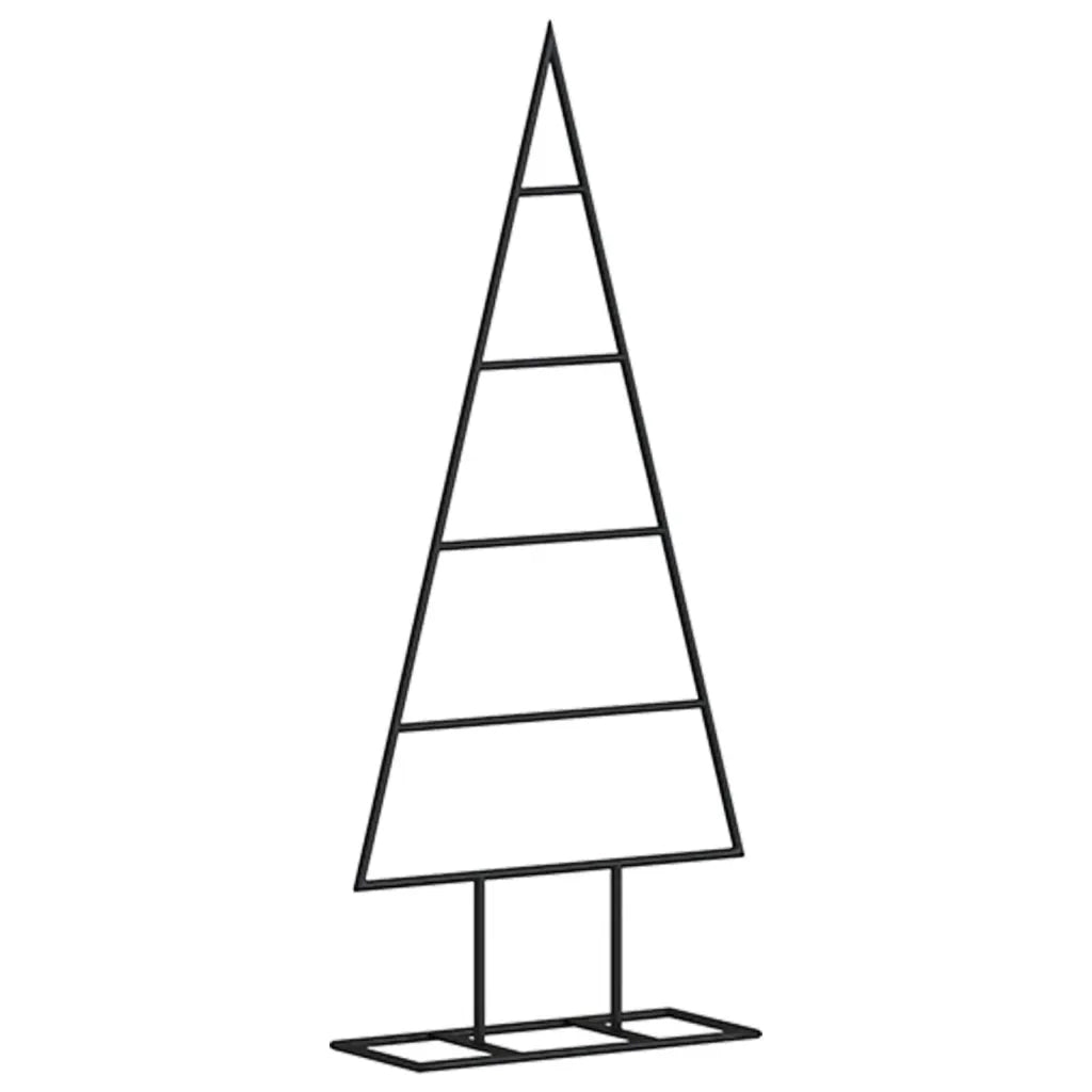 Albero di Natale Decorativo in Metallo Nero 60 cm 359594