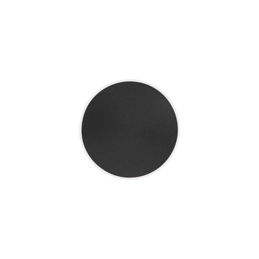 Lampada a parete LED Fortuna A/G Nero 28W 1850lm 3000K dimmerabile taglio di fase+push in metallo e metacrilato opale - Gea Luce