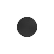 Lampada a parete LED Fortuna A/G Nero 28W 1850lm 3000K dimmerabile taglio di fase+push in metallo e metacrilato opale - Gea Luce