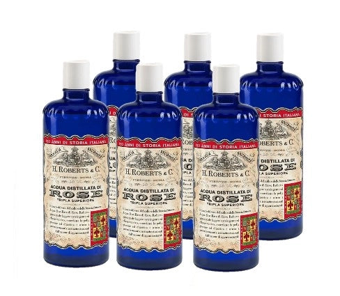 6 ASTRINGENTI E TONICI RINFRESCANTI ACQUA ALLE ROSE 300 ML