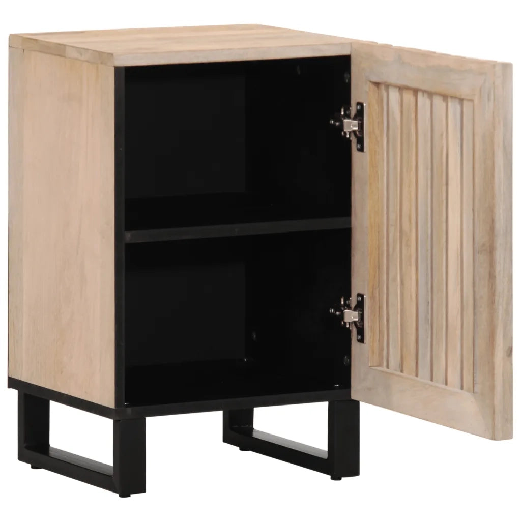 Mobile da Bagno 38x34x58 cm in Legno Massello di Mango