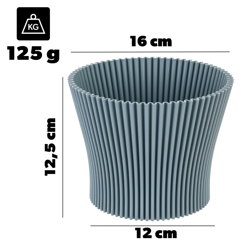 Vaso da fiori KADAX 15 cm, copripianta, vaso da fiori in plastica verde