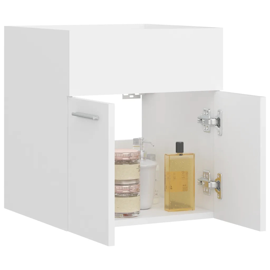 Mobile SottoLavabo | Armadio Lavabo Bianco 41x38,5x46 cm in Multistrato