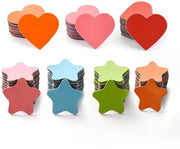 80 magneti a stella e 60 magneti a cuore, decorativi e divertenti, magneti di premiazione, adatti per scuole, uffici e cucine