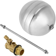 Regolatore di Livello Idrico Flottante DN15 G1/2 in Ottone Sensoressaggio di Livello Idrico in Acciaio Inossidabile Cisterna per Piscina Regolatore di Livello Idrico Flottante