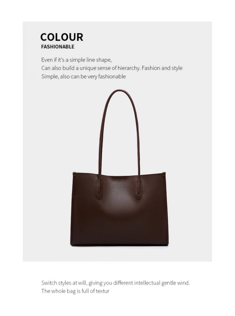 Borsa a tracolla da donna in vera pelle, colore viola.