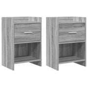 Comodini 2 pcs Sonoma grigio 40 x 30 x 60 cm 8010990