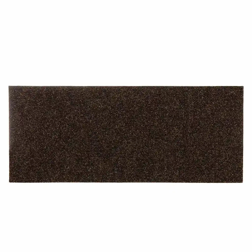 vidaXL Tappetini per scale autoadesivi 30 pz 60x25 cm marrone rettangolari