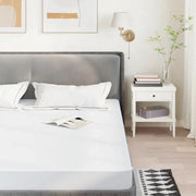 vidaXL Coprimaterasso Bianco 120x200 cm Impermeabile