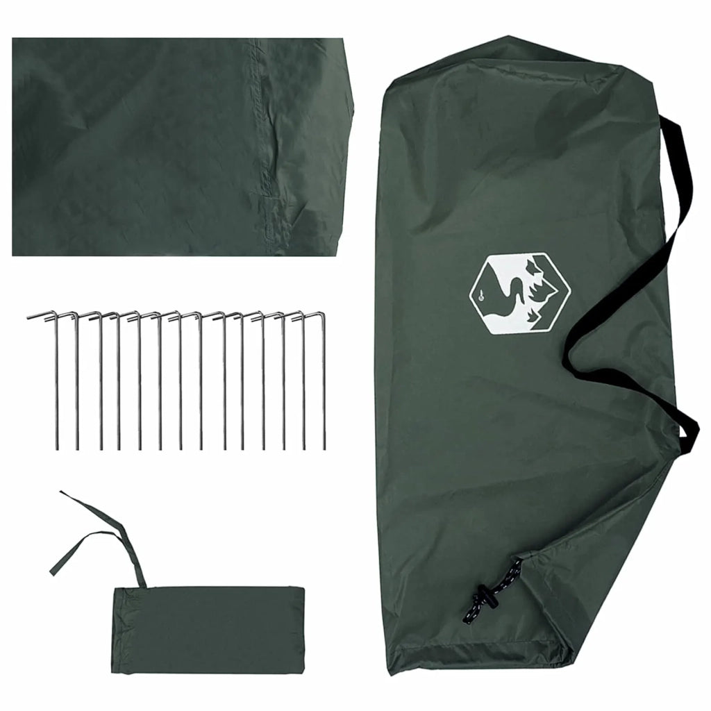 Telo da campeggio con pareti in rete Verde militare 42028566