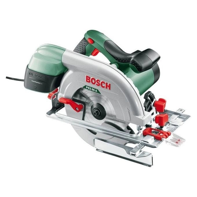 Bosch 0603502002 PKS 66 A Sega Circolare 1600 W Diametro Lama 190 mm Profondita' Taglio 66 mm CutControl CleanSystem Box colore Nero