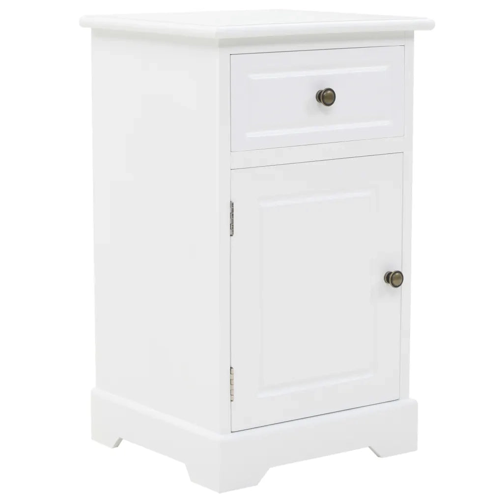 Comodino in MDF e Legno di Pino 35x32x59 cm cod mxl 30725