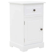 Comodino in MDF e Legno di Pino 35x32x59 cm cod mxl 30725