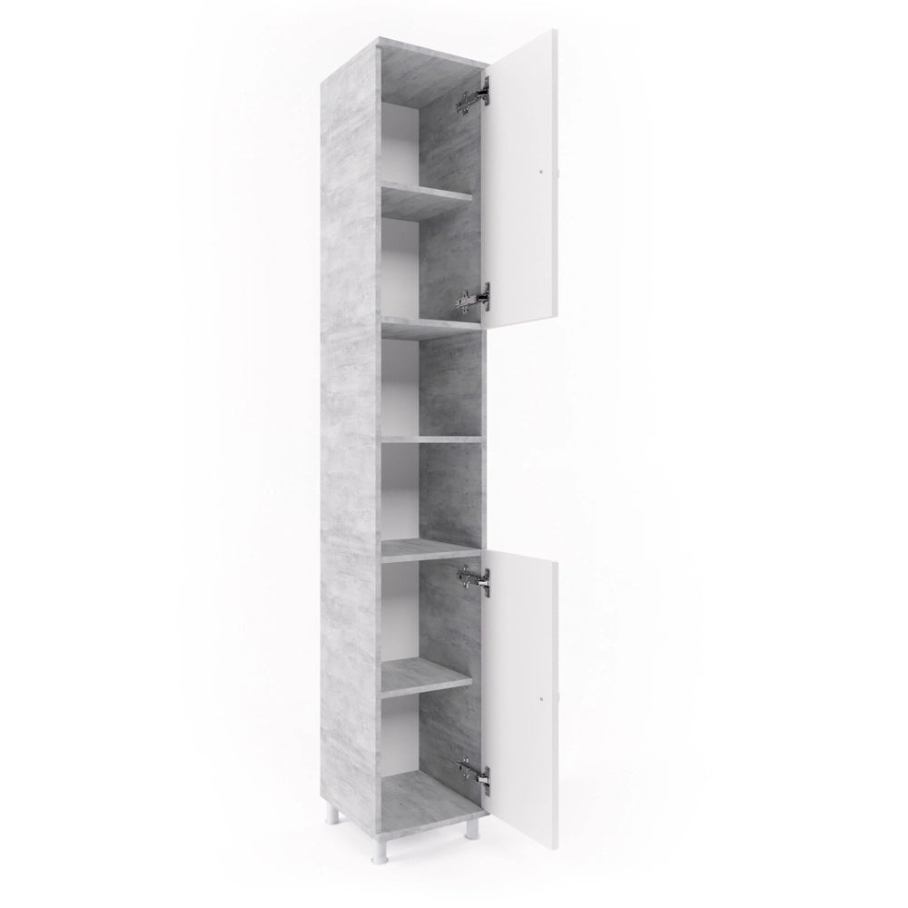 Vicco Mobile bagno alto Calcestruzzo 30 x 190 cm