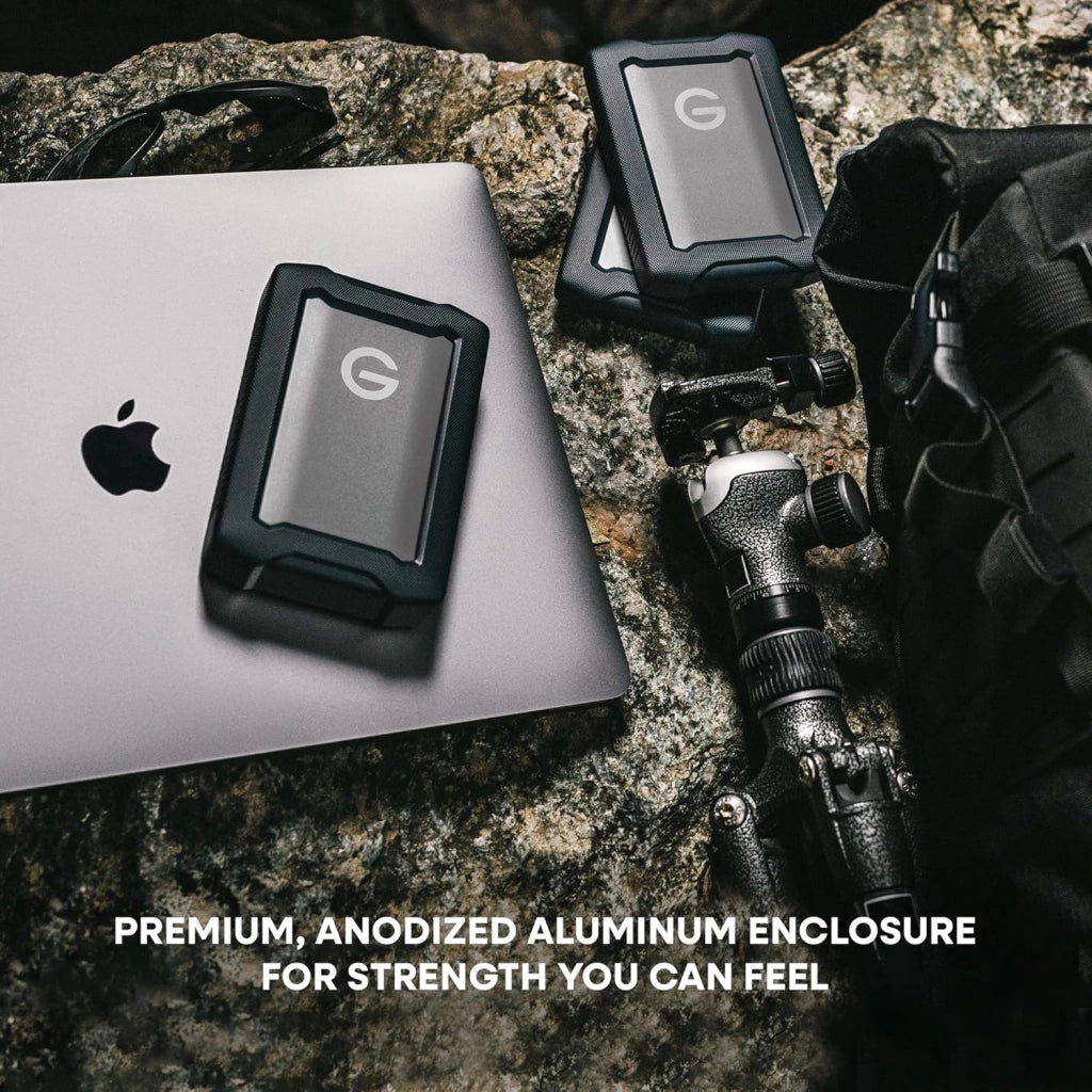 G-DRIVE ArmorATD 6TB, HDD portatile USB-C (5Gbps), USB 3.2 Gen 1, Thunderbolt 3, fino a 130 MB/s