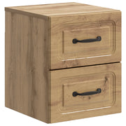 Mobiletto da notte a muro Rovere Artigianale 34,5 x 33 x 40 cm 899333