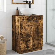 Mobile da bagno con lavabo Rovere Fumo 54 x 35 x 83 cm 890143
