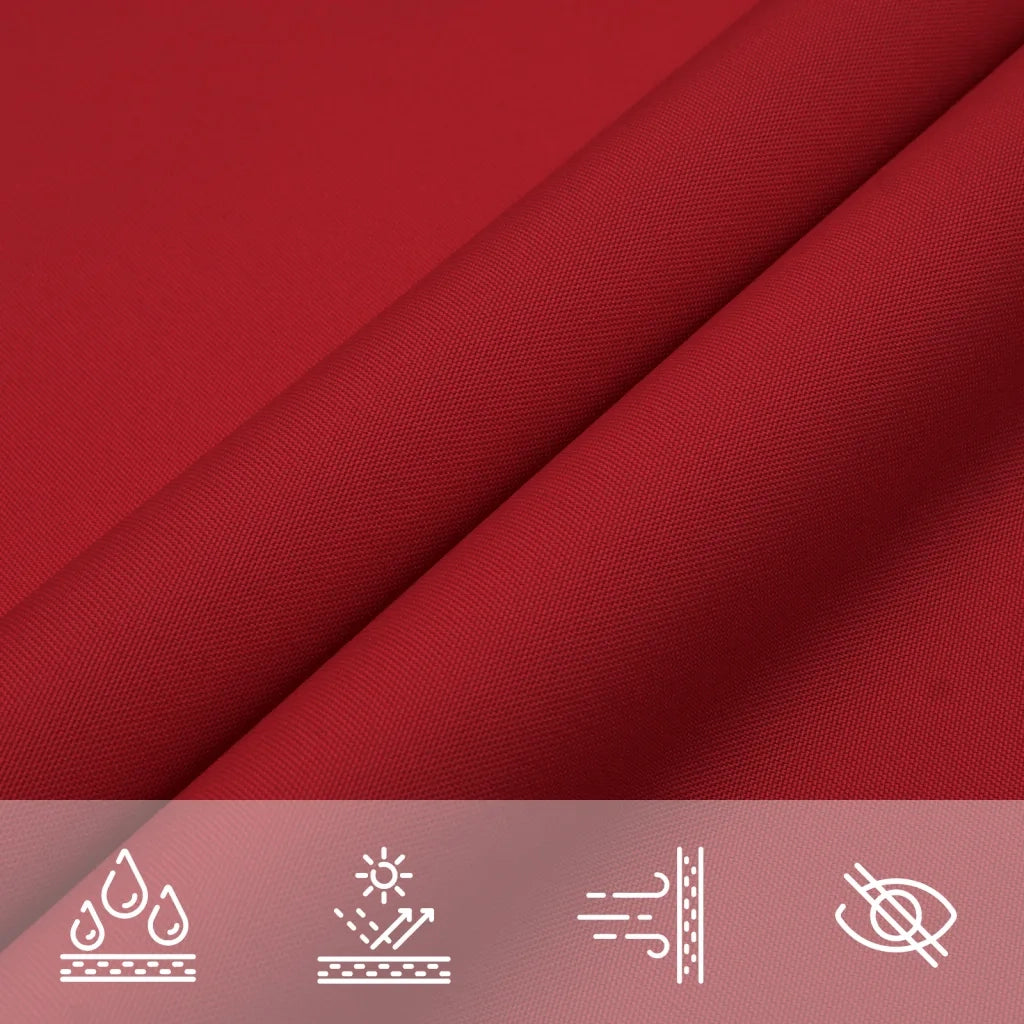 Parasole a Vela Oxford Rettangolare 2x4 m Rosso 135642
