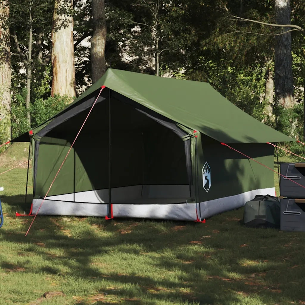 Tenda da Campeggio per 2 Persone Verde Oliva Impermeabile 4009621