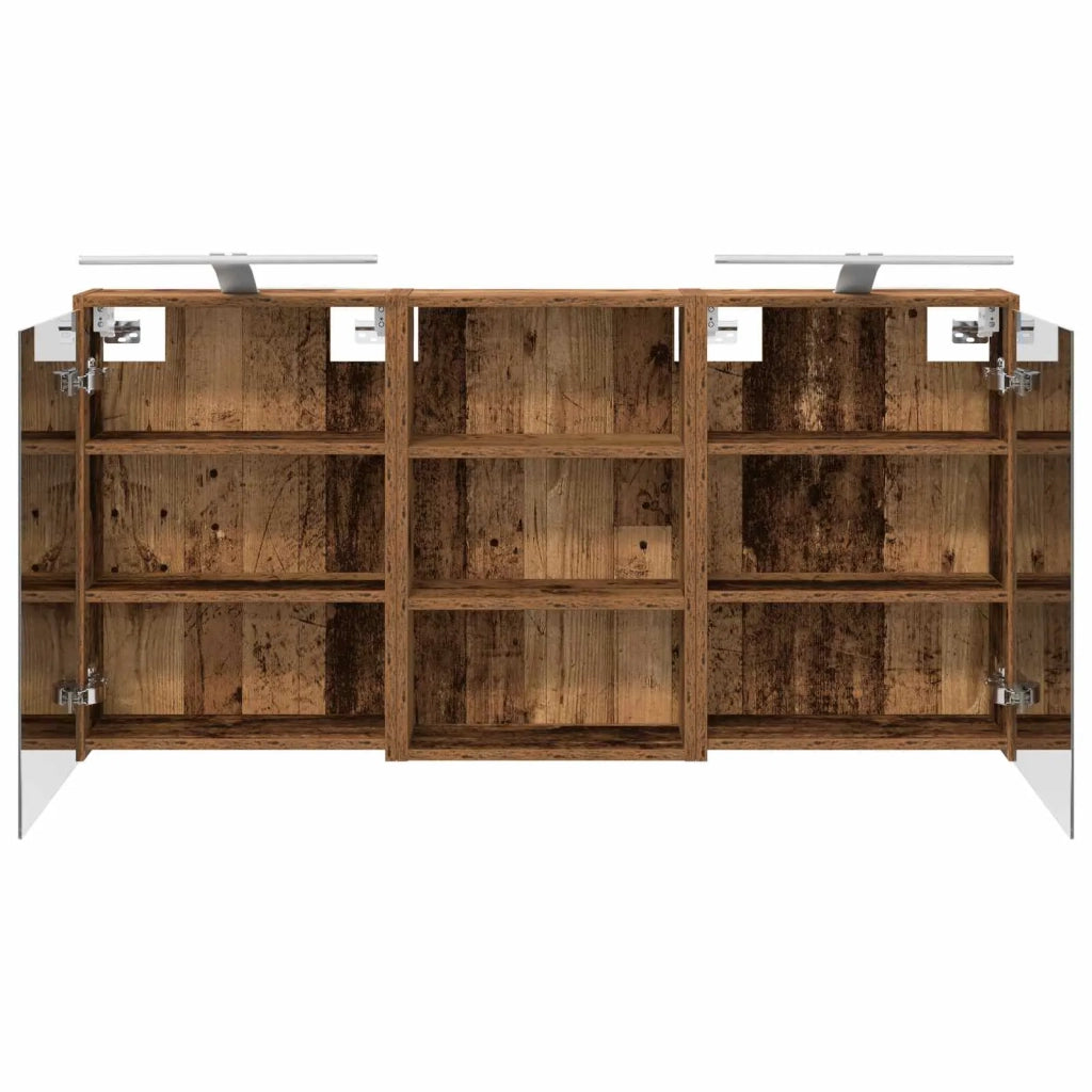 Set di Armadi da Bagno 3 pz 126 x 16 x 62.5 cm 3403838