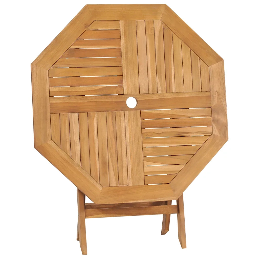 Set da Pranzo da Giardino 5 pz in Legno Massello di Teak 3059582