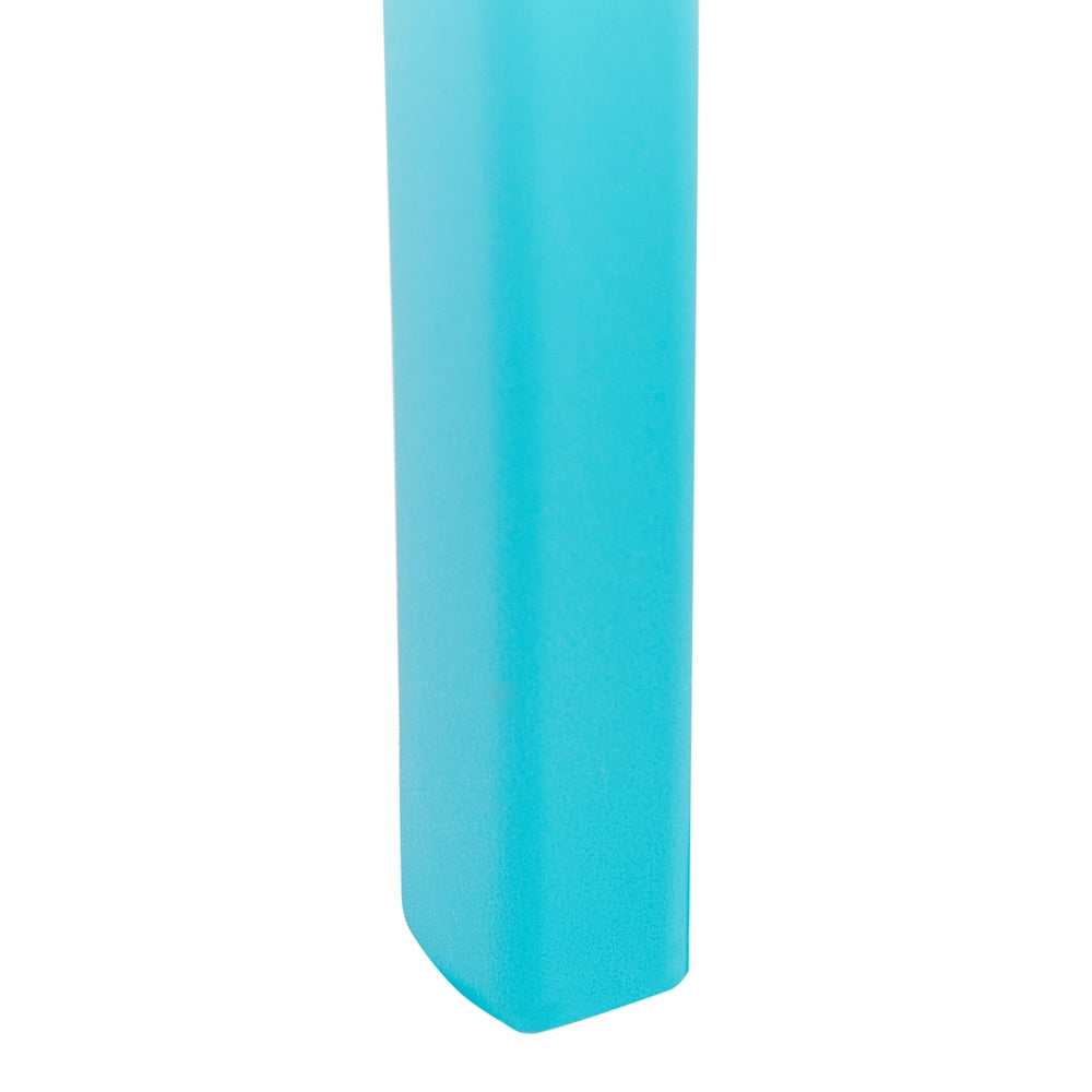 Set di 6 Sedie da pranzo per Giardino in Plastica di colore Blu in stile moderno contemporaneo esterno terrazzo