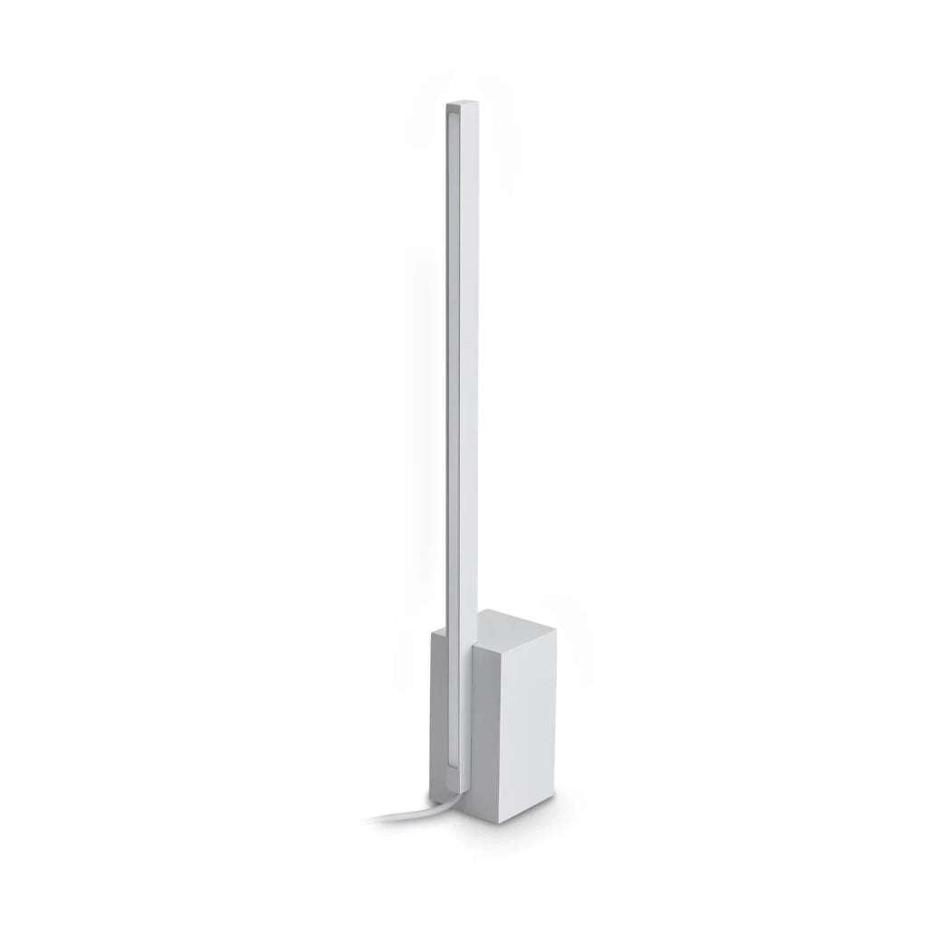 Lampada Da Tavolo Essence 1 Luce Led Integrato Bianca