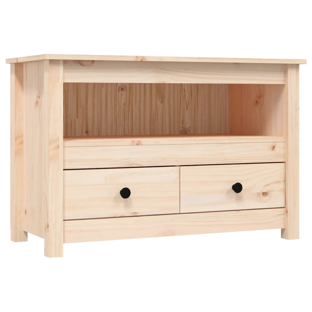 Mobile Porta TV 79x35x52 cm in Legno Massello di Pino cod mxl 20635