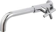 Wastafello rotativo per bagno con unghie di fissaggio per rubinetto da cucina - Montaggio a parete 360 gradi - Acqua fredda - Verchroomd