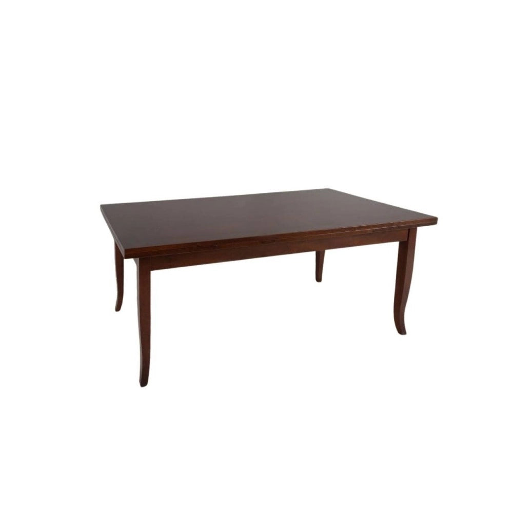 Tavolo allungabile rettangolare Verona colore noce 140x80
