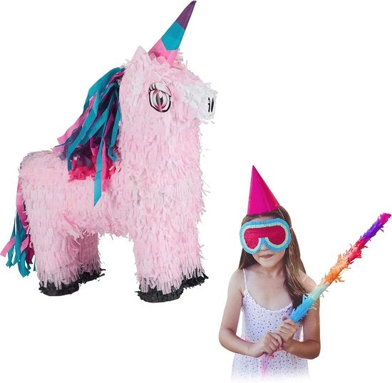 Piñata unica per Feste di Compleanno - Da Riempiere da Solo - Decorazione e Gioco di Festa per Bambini