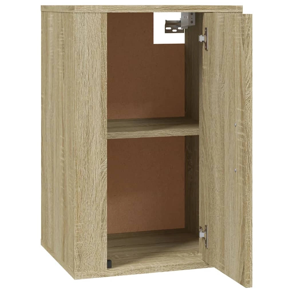 Mobile TV multimediale scaffale TV mobile TV credenza TV sala da pranzo soggiorno camera da letto a parete rovere Sonoma 40 x 34,5 x 60 cm marrone 02_0028154