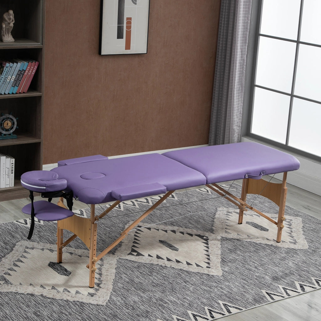 Tavolo Pieghevole Regolabile ¨C zephmum ¨C 210x81cm Viola