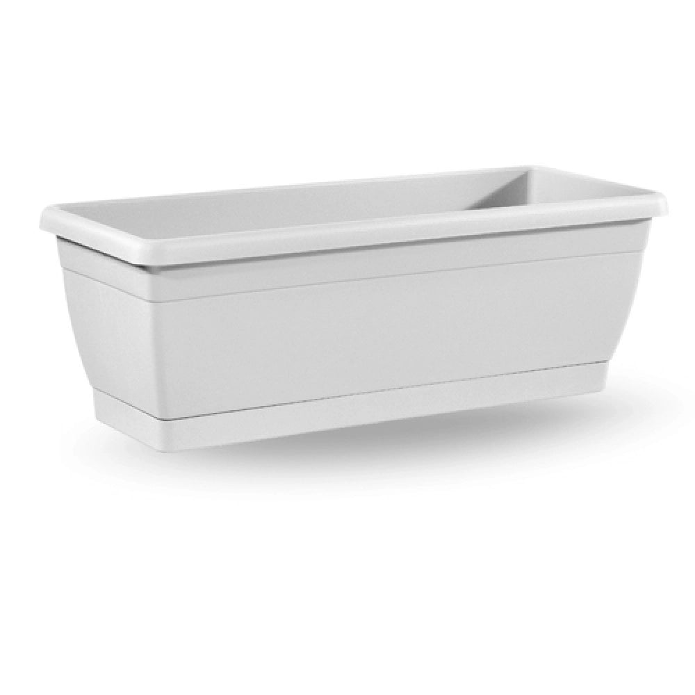 VASO fioriera CASSETTA da BALCONE Roxanne con sottovaso 60cm Veca VARI COLORI Color: BIANCO