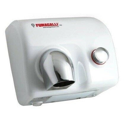Asciugamano Elettrico a Pulsante Fumagalli Componenti Modello Magnum MG88P LEM 450 Bianco