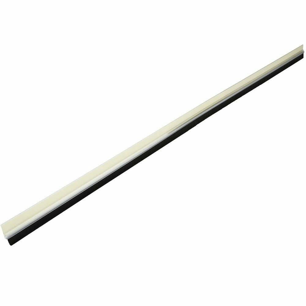 Trade Shop - Asta Parafreddo Paraspifferi Per Porta Adesiva Con Spazzola 100 Cm Trasparente -